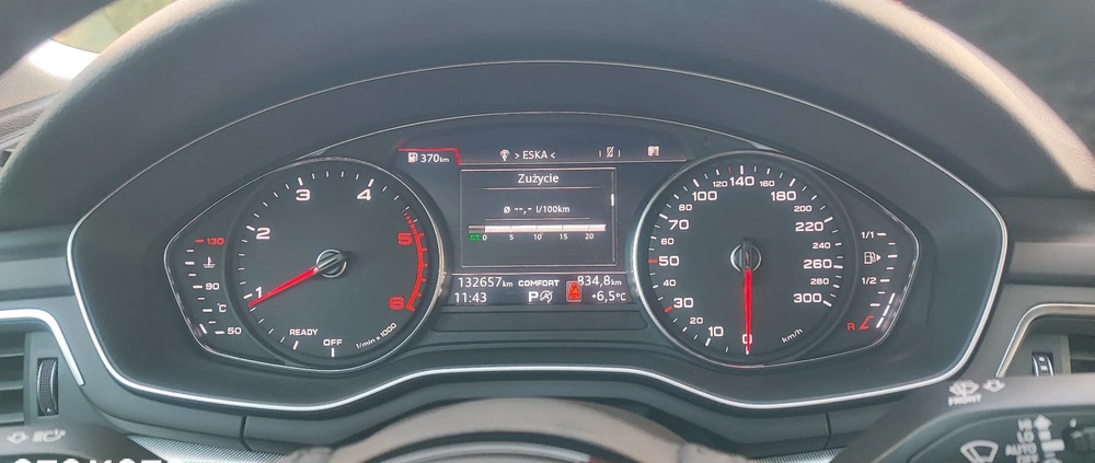 Audi A4 cena 104900 przebieg: 132700, rok produkcji 2019 z Kańczuga małe 121